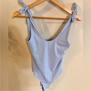 Crown & Ivy Light Blue Cabana Top